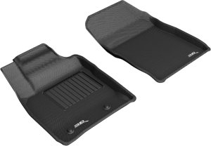 Ford Ecosport Floor Mats - Front - 3D MAXpider - KAGU Series - Black - `18-`20 Ford Ecosport Floor Mats - Front - 3D MAXpider - KAGU Series - Black - `18-`20